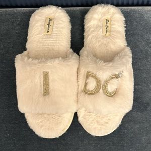 Dearfoams “I Do” Slippers